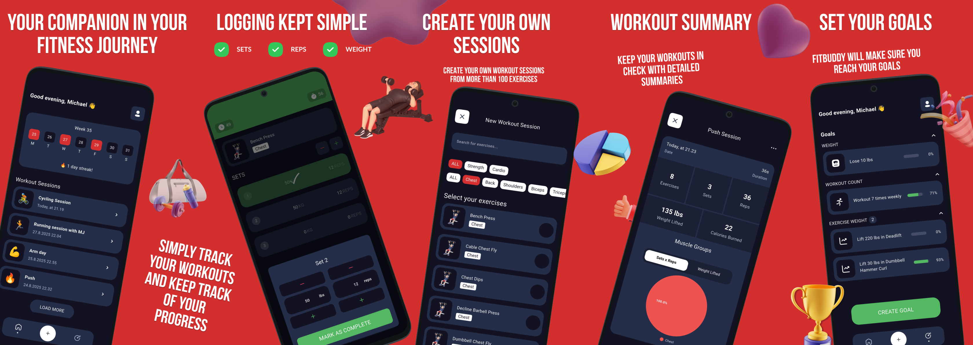 FitBuddy - Fitness Tracker App