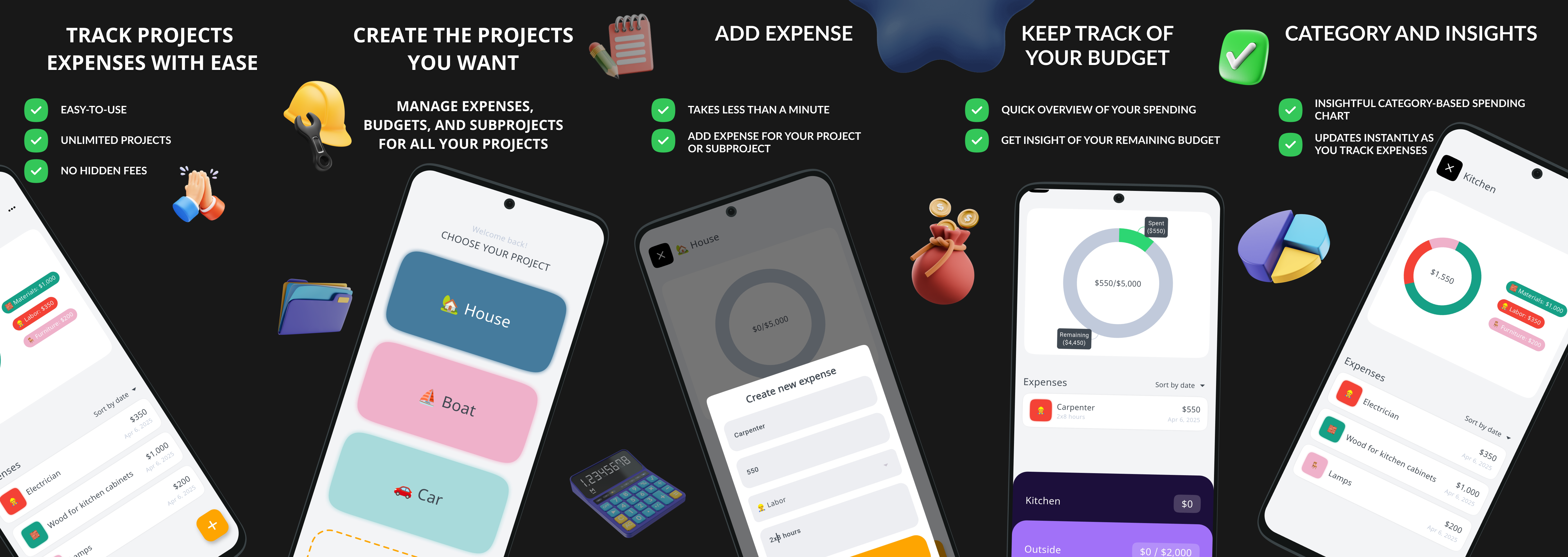 ProjectBudget – Track Expenses